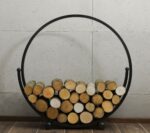 Kaminholzregal „SPIRAL“ 80 cm