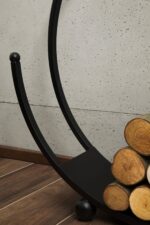 Kaminholzregal „SPIRAL“ 80 cm