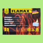FLAMAX Anzünder für Kamin & Ofen, 32 Würfel – Bild 2